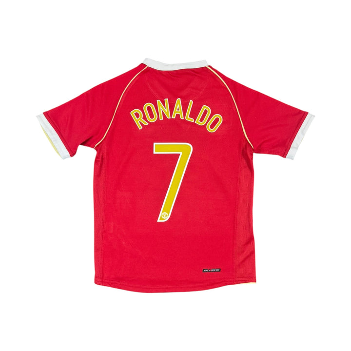 2006-07 Manchester United Home Shirt + Short RONALDO #7 - 8/10 - (8-10 Years)
