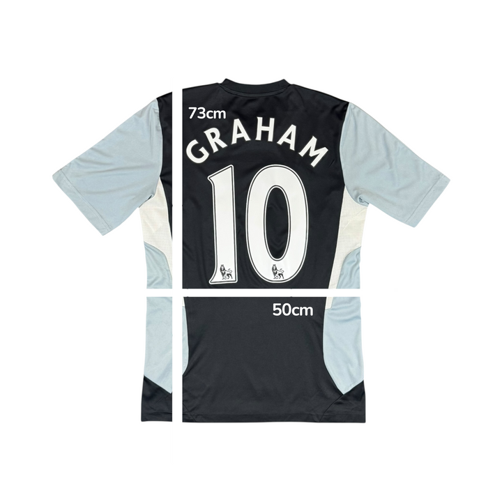 2011-12 Swansea Adidas Training Shirt #10 GRAHAM - 9/10 - (S)
