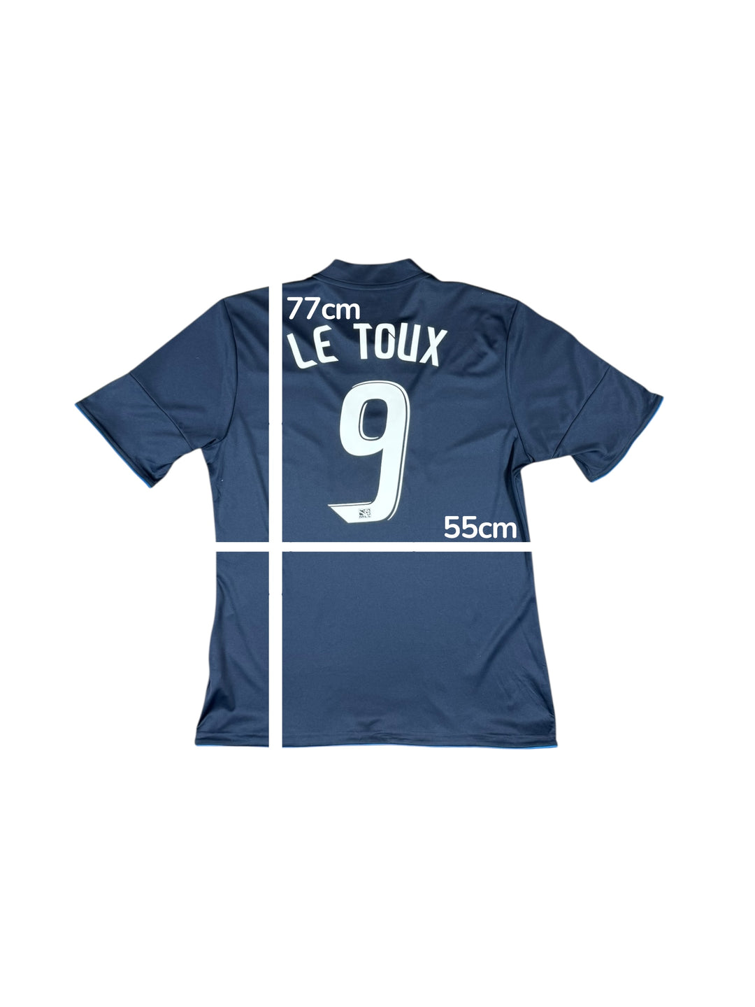 2011-12 Philadelphia Union Adidas Home Shirt #9 LE TOUX - 9/10 - (L)