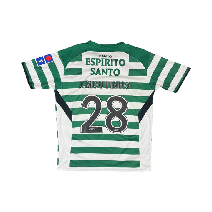 2004-05 Sporting Lisbon Reebok Home Shirt J. MOUTINHO - 8/10 - (XL)