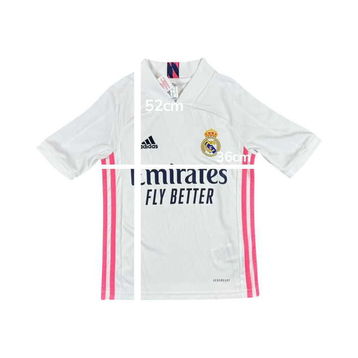 2020-21 Real Madrid Adidas Home Shirt - 9/10 - (7-8 Years)
