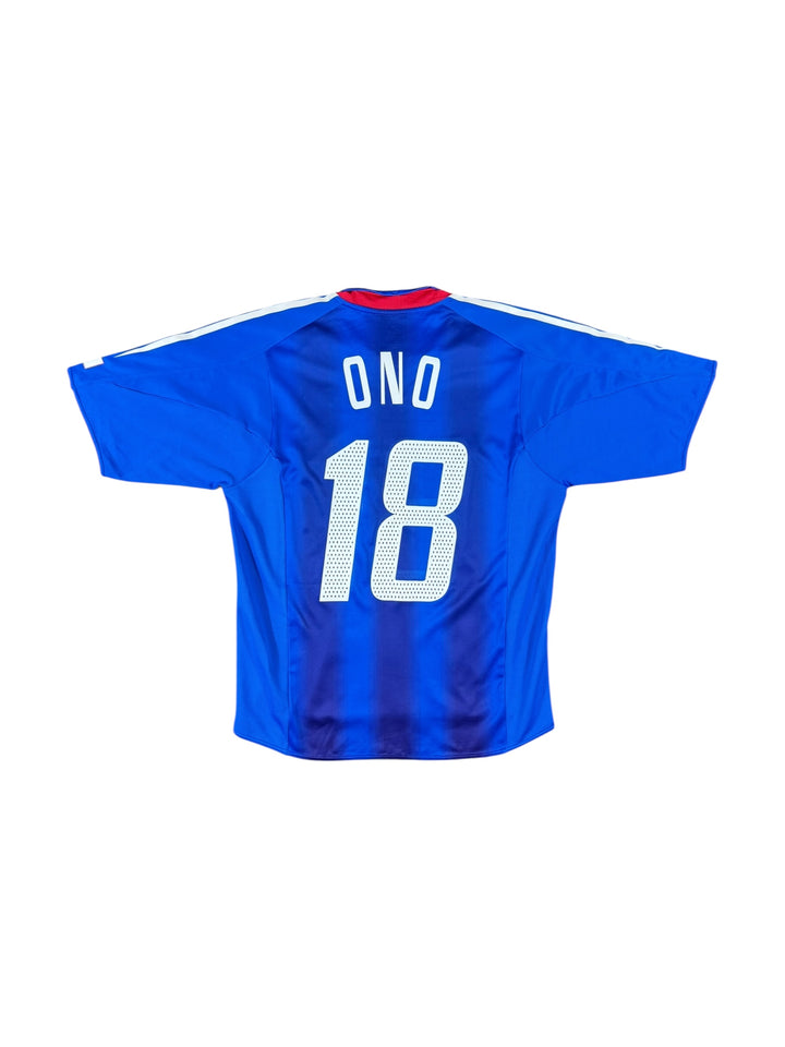 2004-06 Japan Adidas Home Player Authentic Shirt #18 ONO - 9/10 - (S)