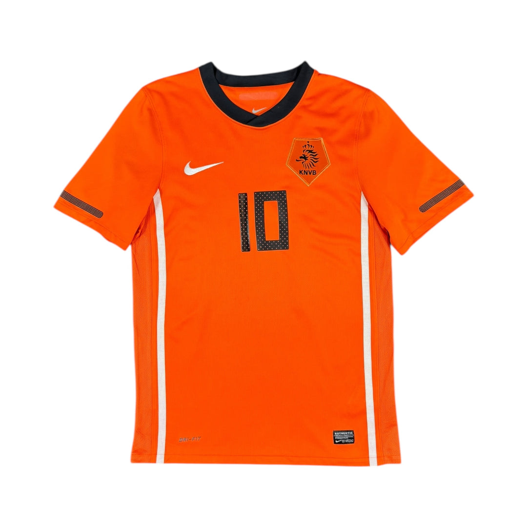 2010-11 Netherlands Nike Home Shirt #10 SNEIJDER Player Authentic - 8/10 - (S)