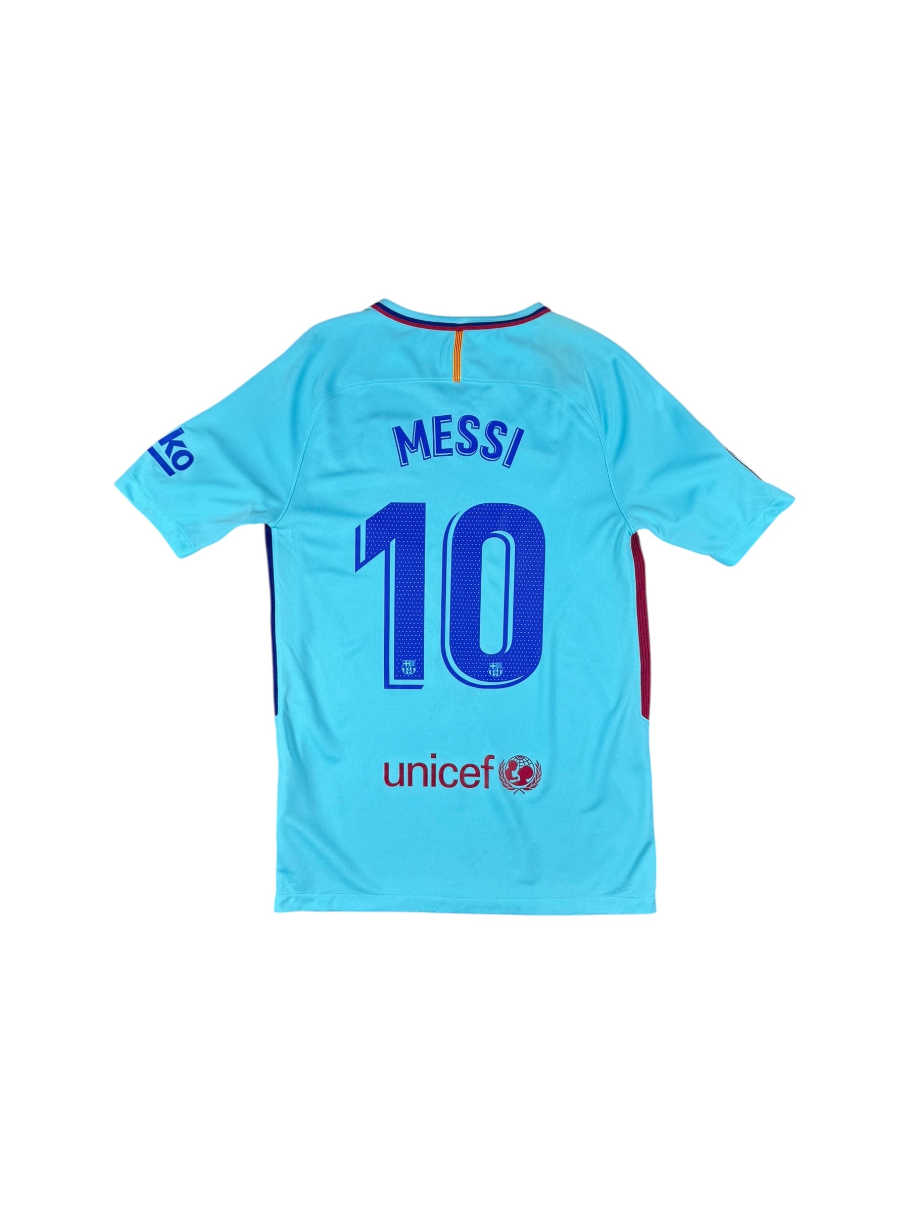 2017-18 Barcelona Nike Away Shirt #10 MESSI - 8/10 - (S) – First