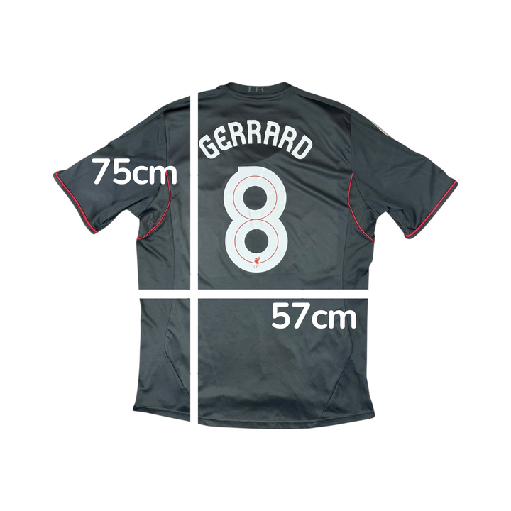 2011-12 Liverpool Adidas Away Shirt GERRARD #8 - 7/10 - (XL)