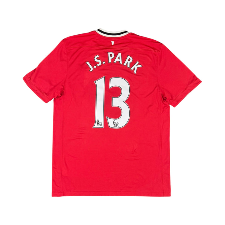 2011-12 Manchester United Home Shirt J.S. PARK #13 - 8/10 - (XL)