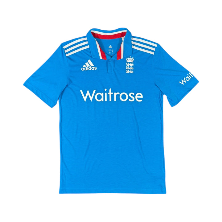 2014-15 England Cricket Adidas Home Shirt - 9/10 - (M)