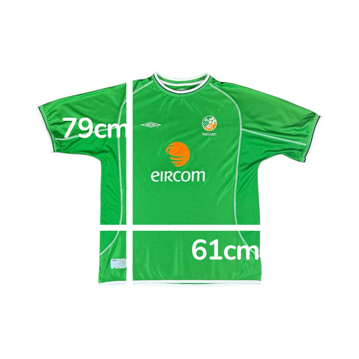 2001-03 Ireland Home Shirt - 9/10 - (XXL)