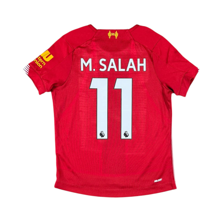 2019-20 Liverpool New Balance Home Shirt #11 M. SALAH - 9/10 - (9-10 Years)