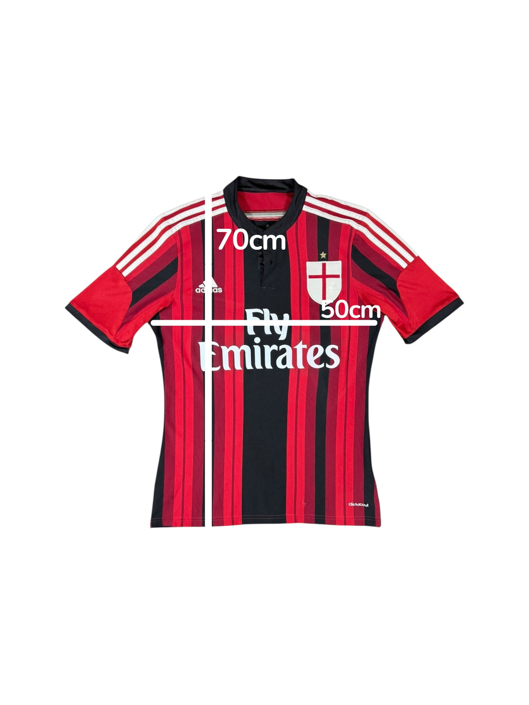 2014-15 AC Milan Adidas Home Shirt - 9/10 - (S)