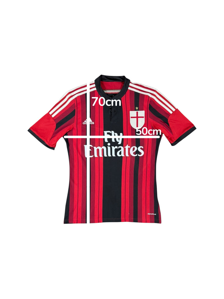 2014-15 AC Milan Adidas Home Shirt - 9/10 - (S)