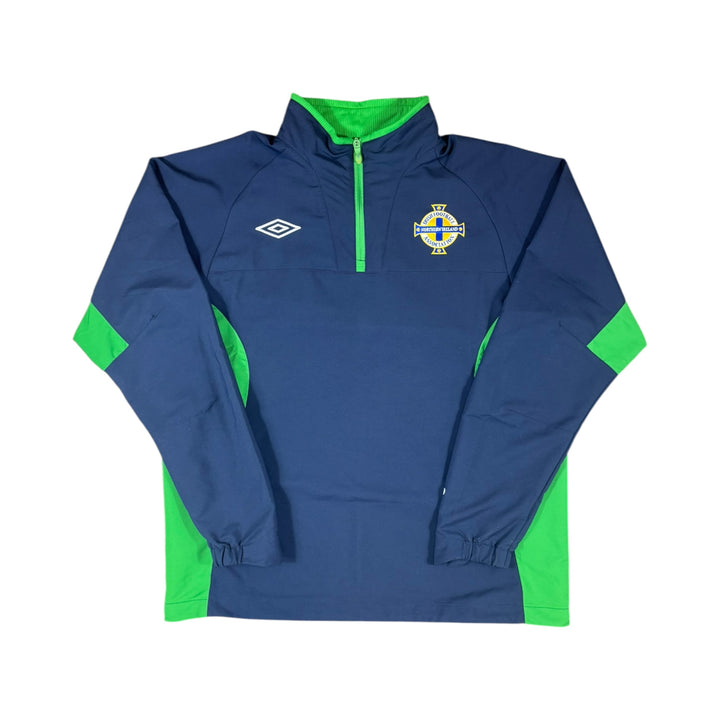 2010-12 Northern Ireland 1/4 Zip Track Jacket - 10/10 - (L)