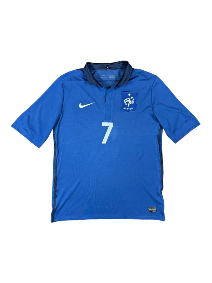 2014/15 France Nike Home Football Shirt #7 RIBERY - 7/10 - (L)