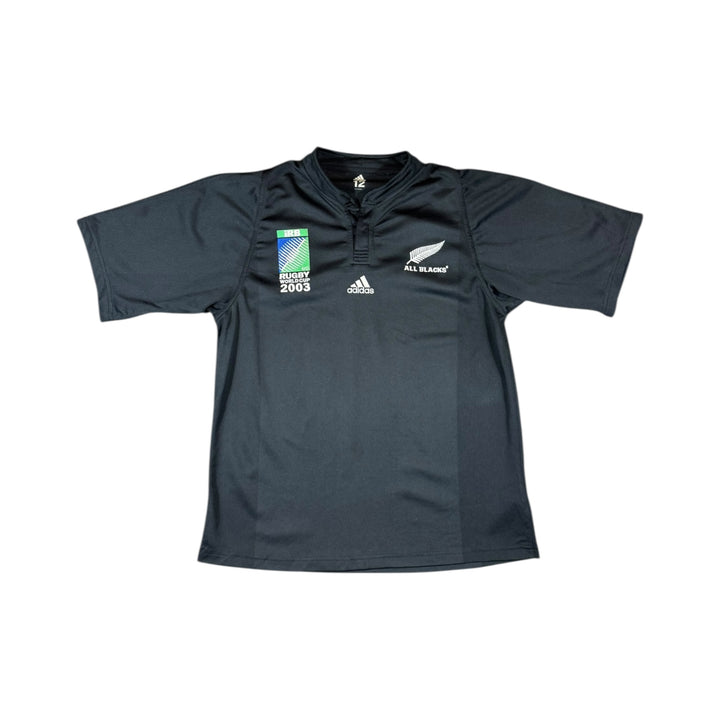 2003 New Zealand All Blacks Rugby World Cup Shirt Player Issue - 8/10 - (3XL)