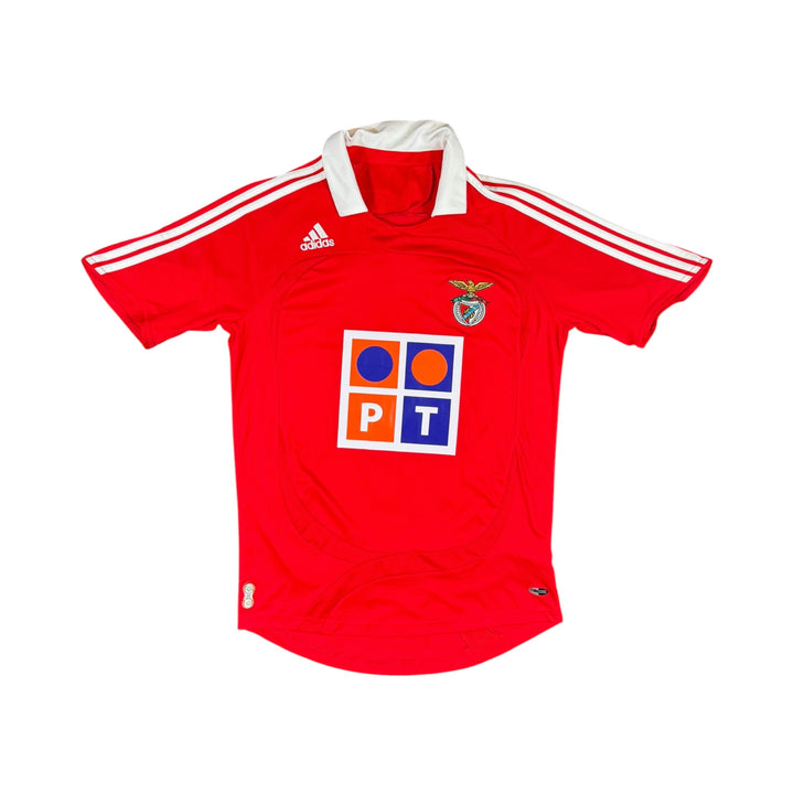 2007-08 Benfica Adidas Home Shirt DI MARIA #20 - 7/10 - (S)