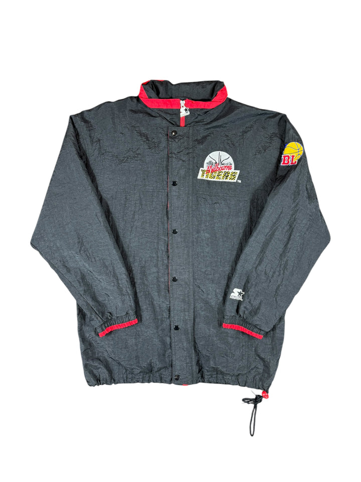 1990s Melbourne Tigers Starter Basketball Rain Jacket - 9/10 - (S)