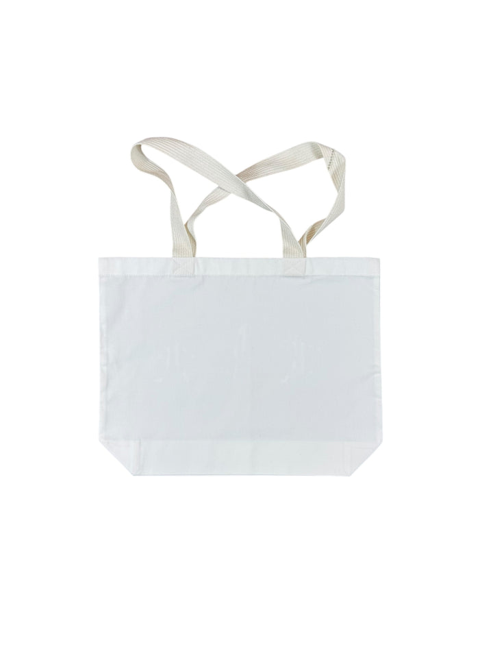 The Ronaldo “SUI” Reflective Tote Bag White