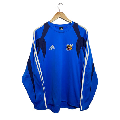 Vintage Adidas Maglietta Spain 2004/05 Long Sleeve Football Jersey