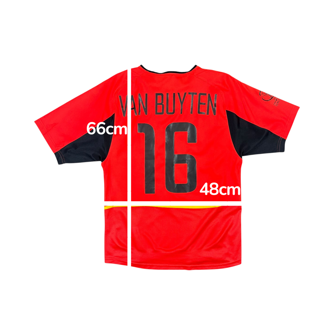 2002-04 Belgium Nike Home Shirt VAN BUYTEN #16 - 9/10 - (S)