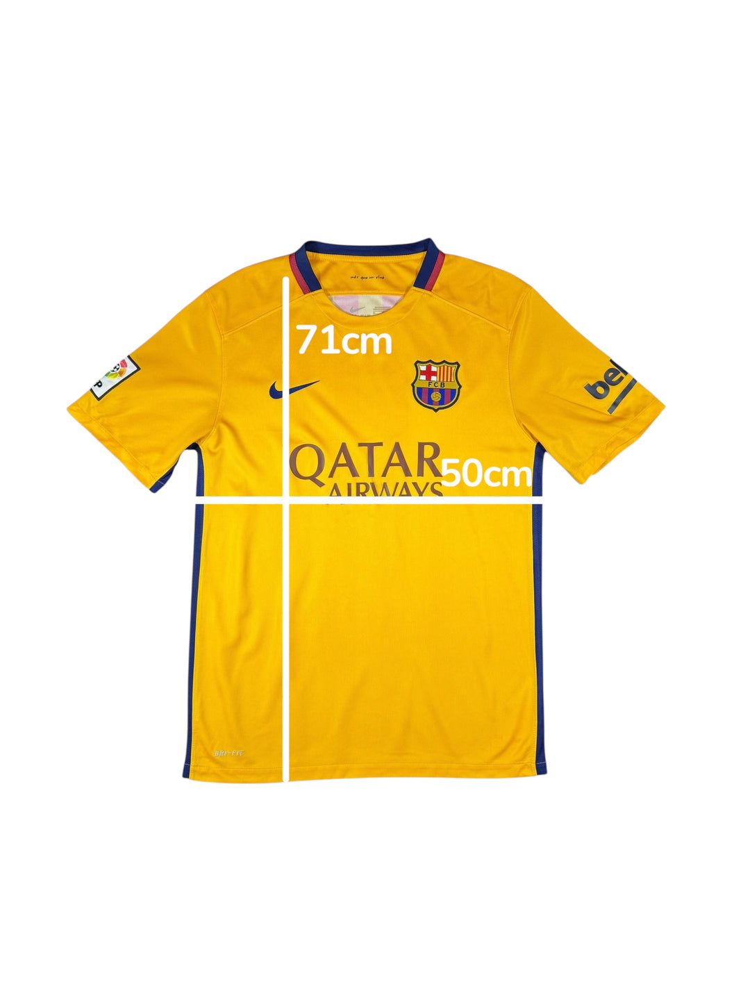2015/16 Barcelona Nike Away Shirt - 7/10 - (M)