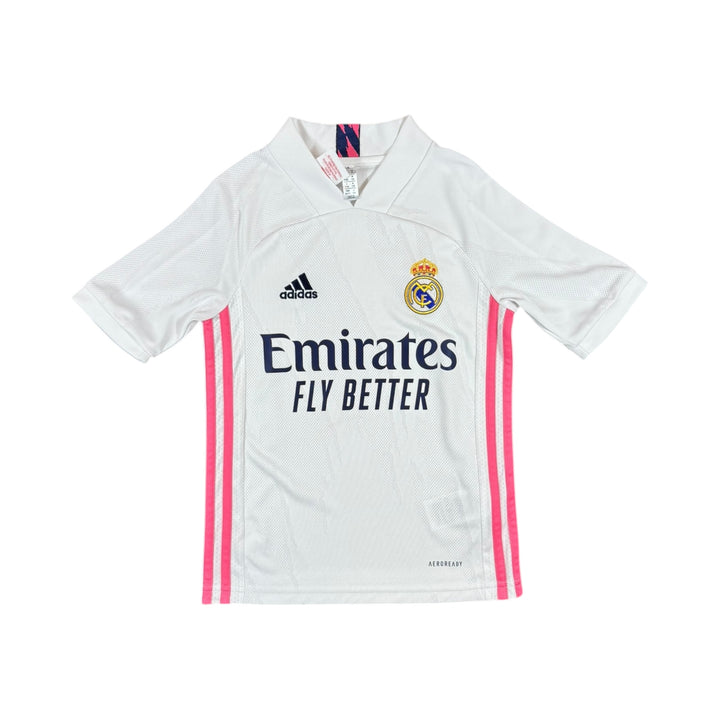 2020-21 Real Madrid Adidas Home Shirt - 9/10 - (7-8 Years)