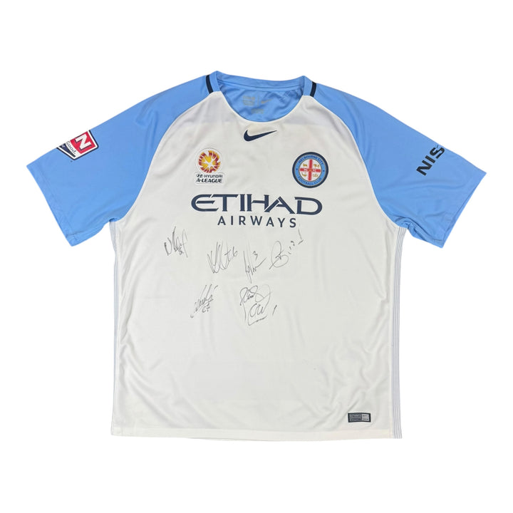 2016-17 Melbourne City Squad Signed Home Shirt CAHILL #17 - 7/10 - (2XL)