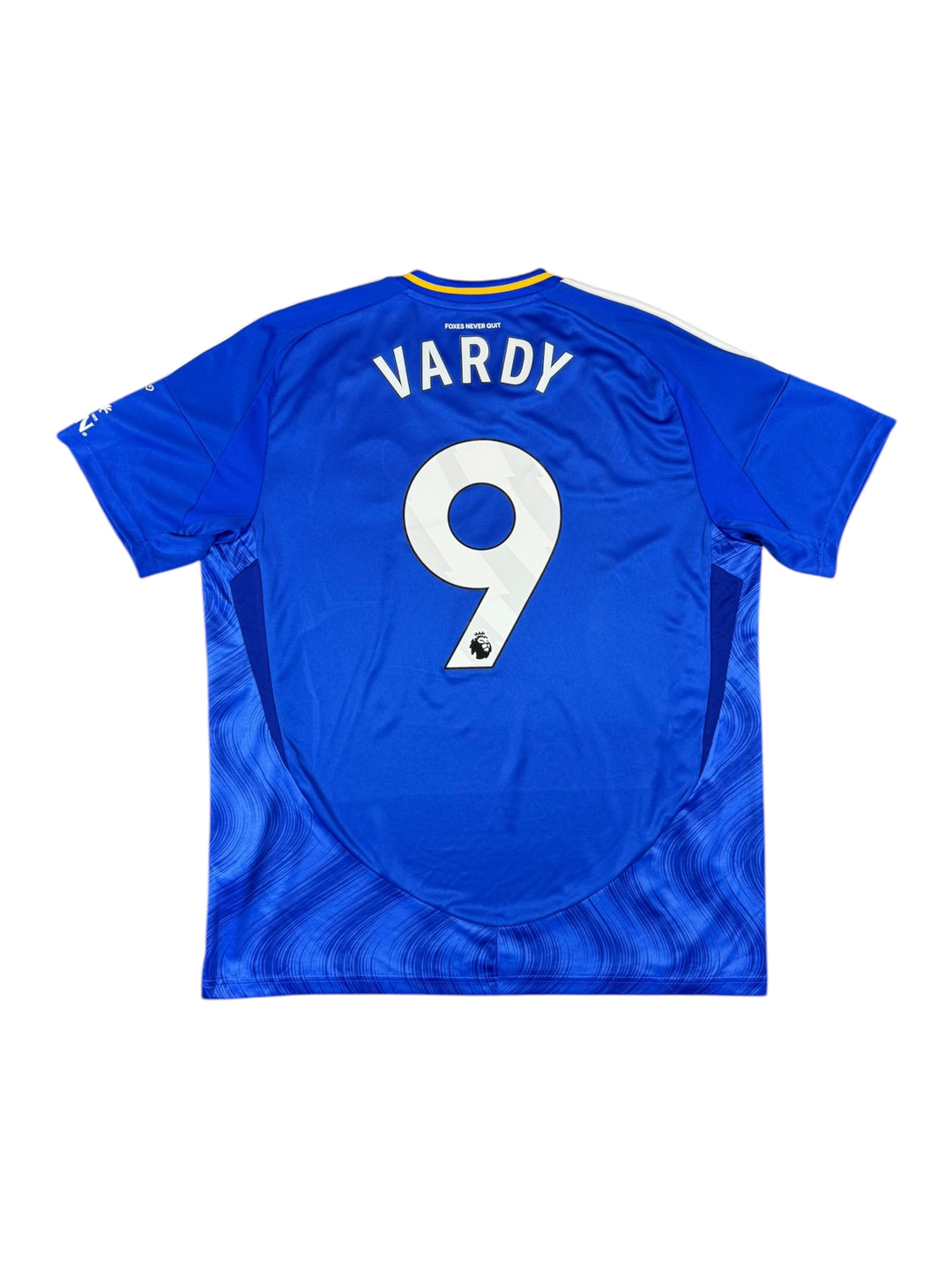 2024/25 Leicester Adidas Football Shirt #9 VARDY - 9/10 - (XL)