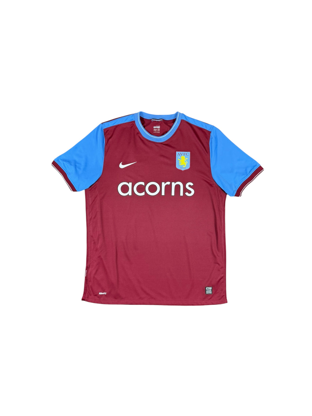 2008-09 Aston Villa Nike Home Shirt #7 YOUNG - 9/10 - (XL)