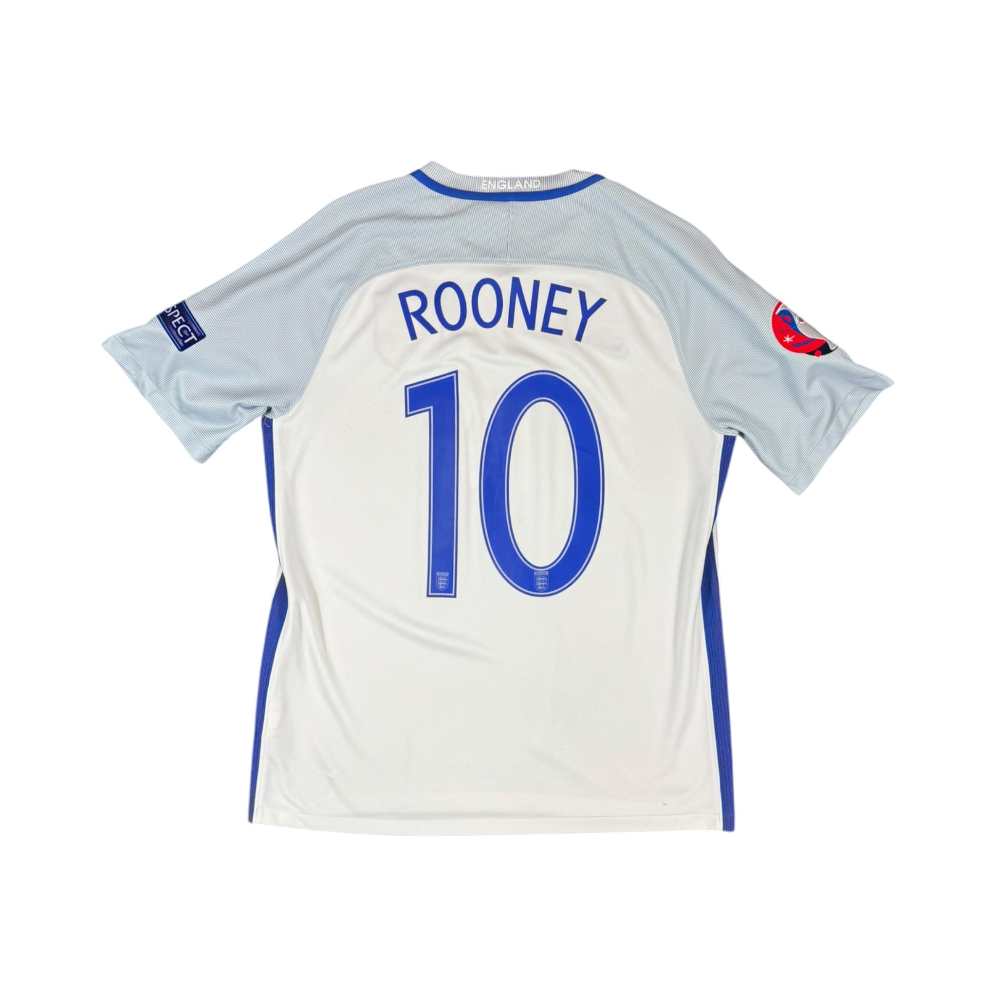 2016 イングランド ルーニー #10 ホーム M 2016-17 England Nike Home Shirt ROONEY #10 - 8/10 - (M) – First Street