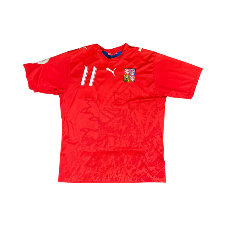 2006-08 Czech Republic Puma Home Shirt #11 NEDVED - 10/10 - (XL)