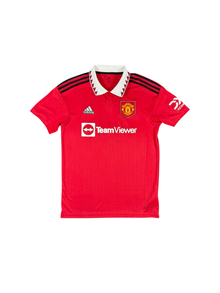 2022-23 Manchester United Adidas Home Shirt - 8/10 - (M)