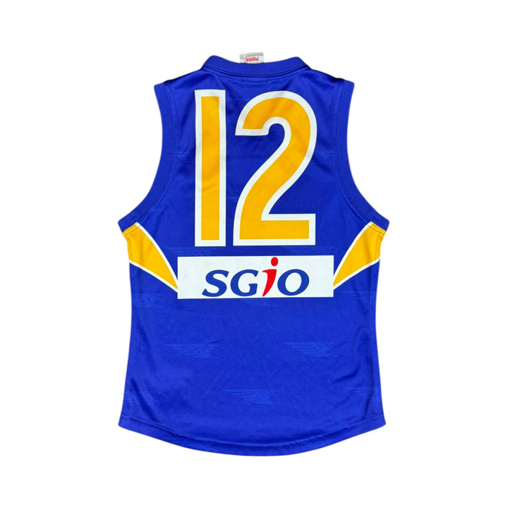 2006 West Coast Eagles AFL Puma Home Jersey #12 - 8/10 - (M)