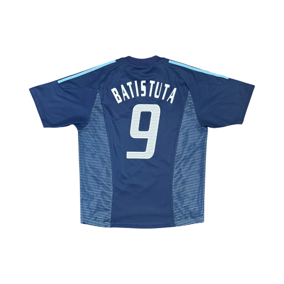 2002-04 Argentina Adidas Away Shirt BATISTUTA #9 - 9/10 - (L)