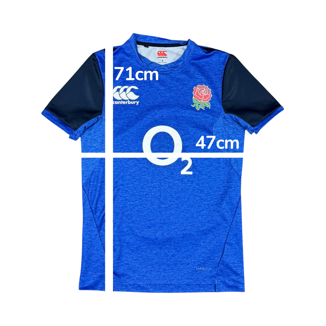 2018-19 England Canterbury Rugby Training Shirt - 8/10 - (S)