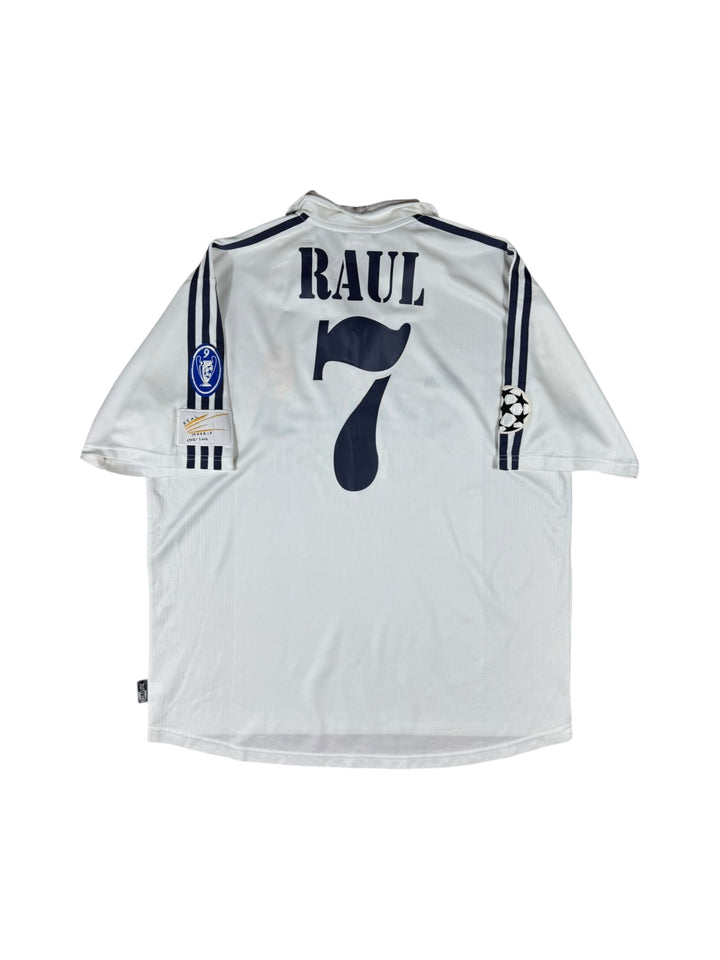 2002/03 Real Madrid Adidas Home Football Shirt #7 RAUL - 8/10 - (XL)