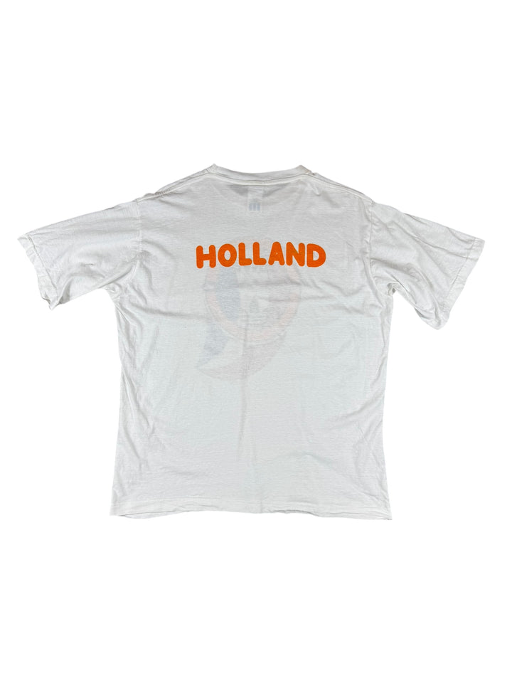 1990 Netherlands Italy 90 Football World Cup Supports Tee - 7/10 - (M)