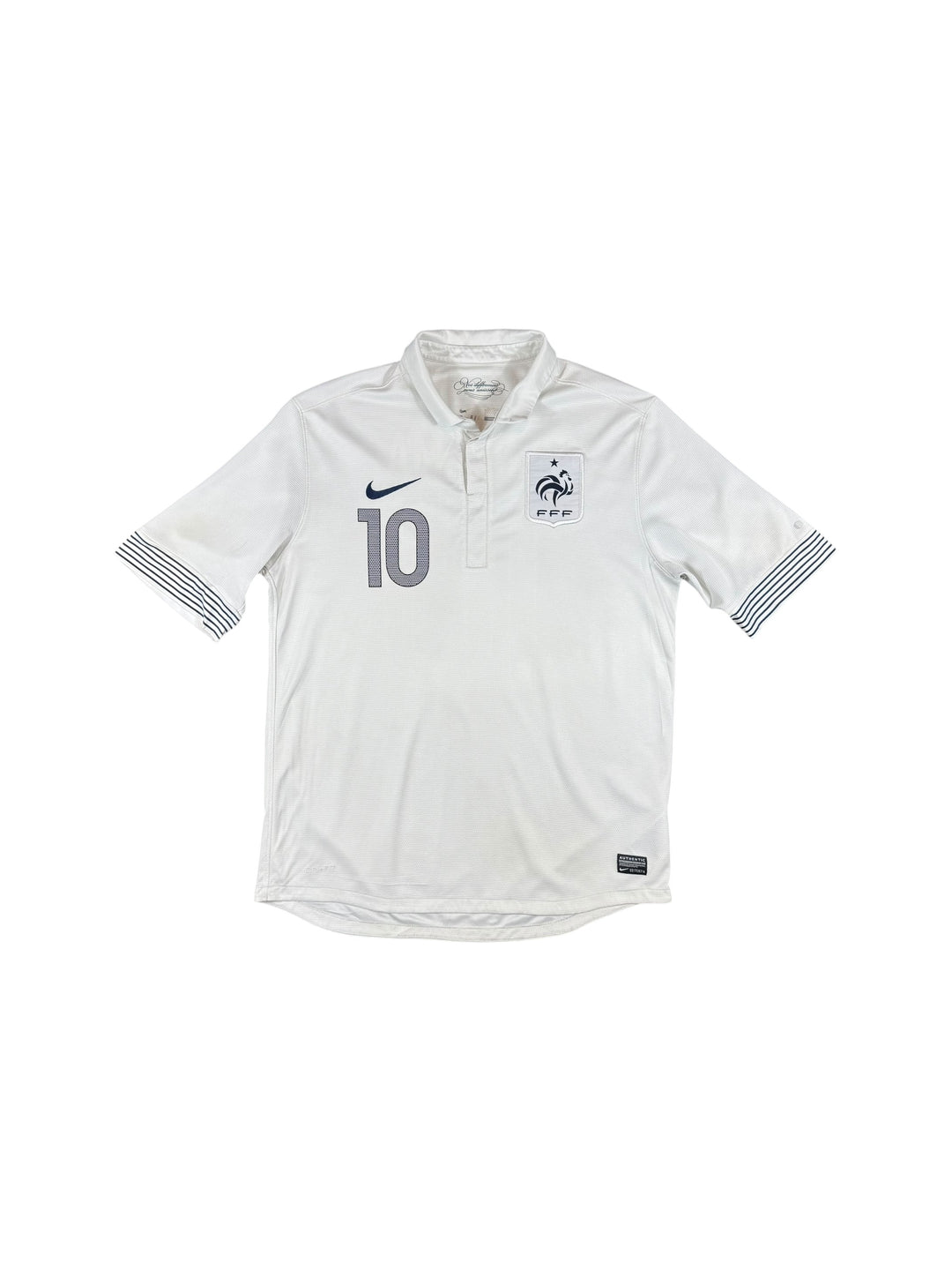 2012-13 France Nike Away Shirt #10 BENZEMA - 9/10 - (L)