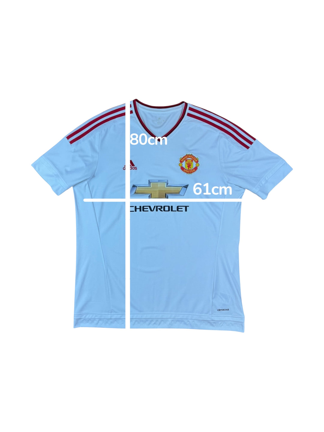 2015/16 Manchester United Adidas Away Shirt - 9/10 - (XL)