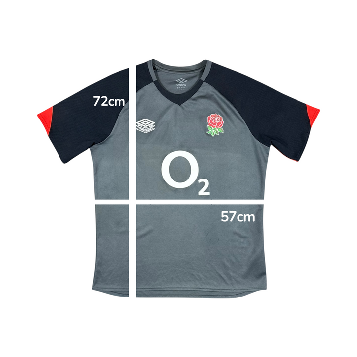 2022 England Rugby Training Shirt - 8/10 - (XL)