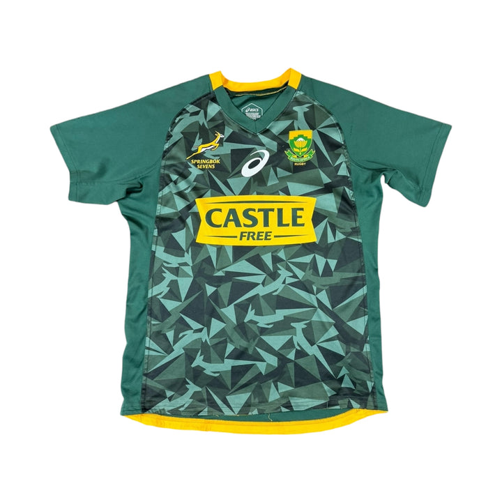 2018 South Africa Springboks Sevens Asics Home Shirt - 6/10 - (L)