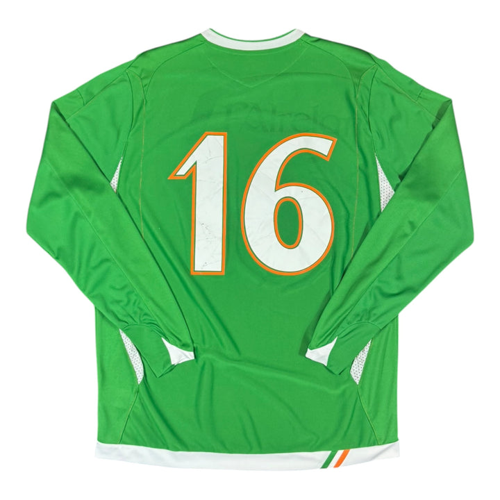 2004-06 Ireland Home L/S Shirt #16 - 8/10 - (L)