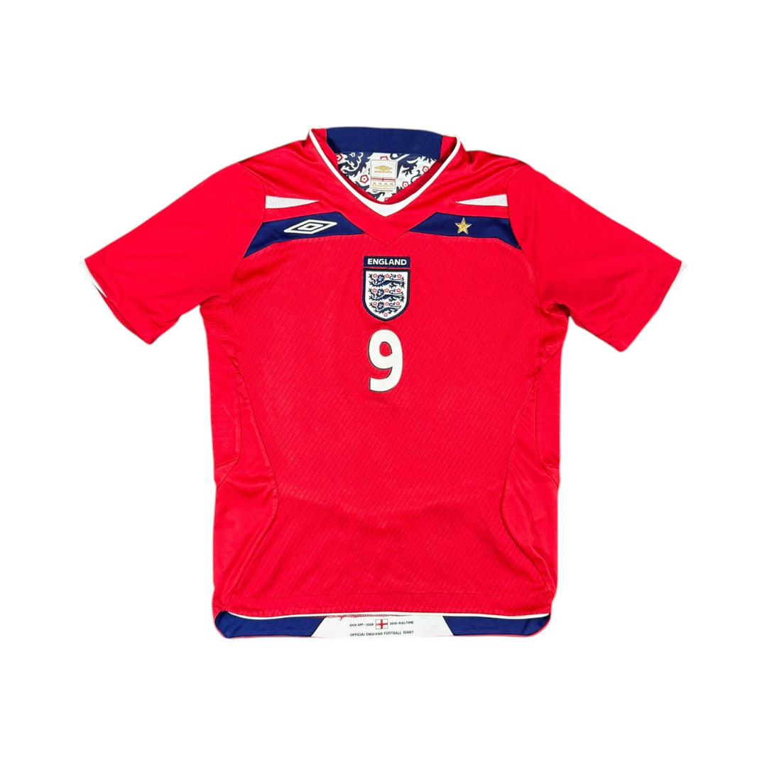 2008-10 England Away Shirt + Shorts ROONEY #10 - 8/10 - (9-10 Years)