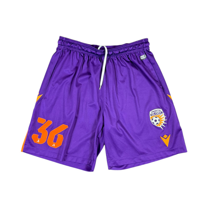 2024-25 Perth Glory Player Issue Shorts #36 Takuya Okamoto - 9/10 - (L)