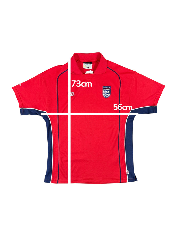 2002/03 England Umbro Training Polo Shirt - 8/10 - (L)