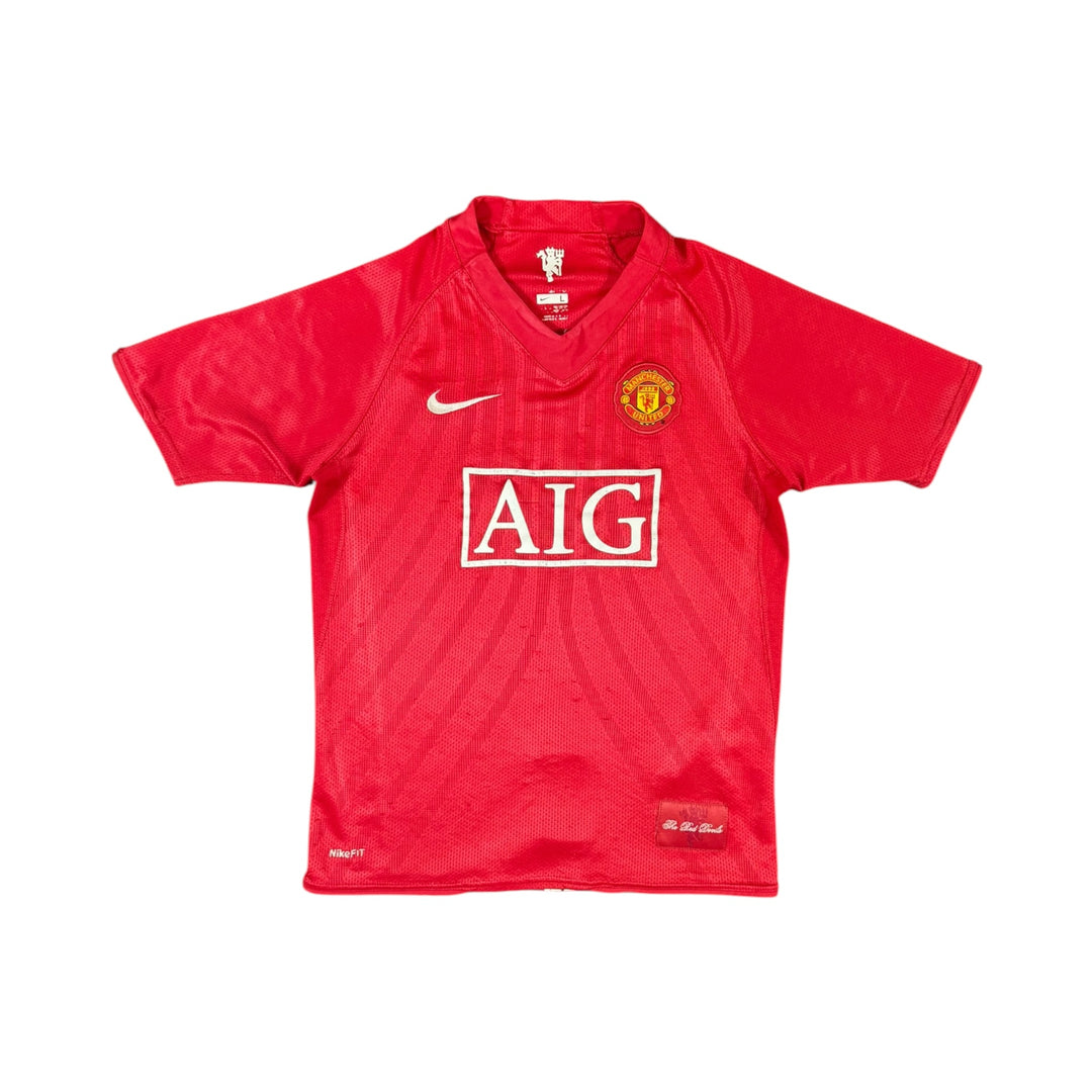 2007-09 Manchester United Home Shirt - 6/10 - (13-14 Years)