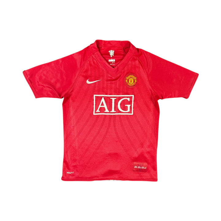 2007-09 Manchester United Home Shirt - 6/10 - (13-14 Years)