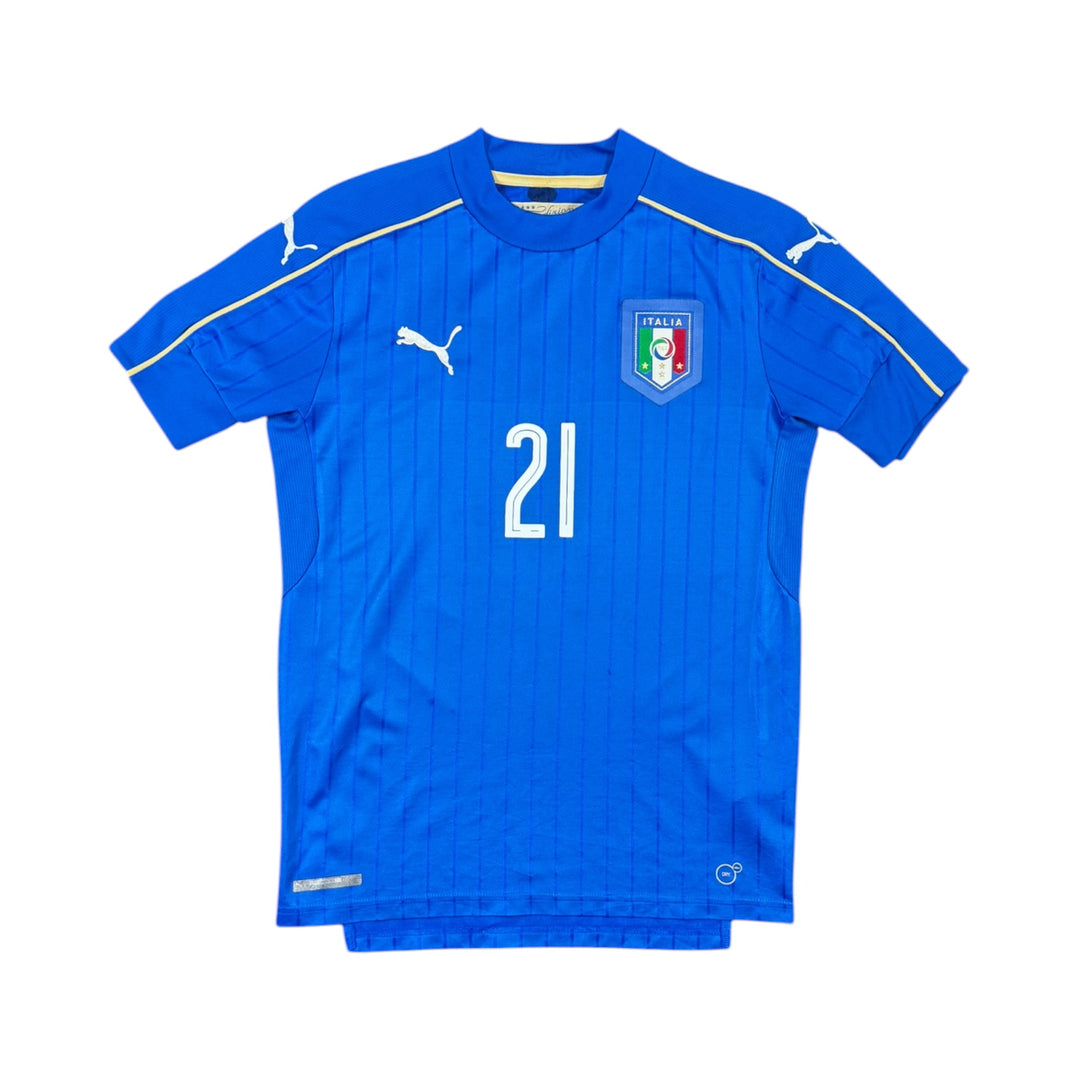 2016-17 Italy Puma Home Shirt PIRLO #21 - 8/10 - (S)