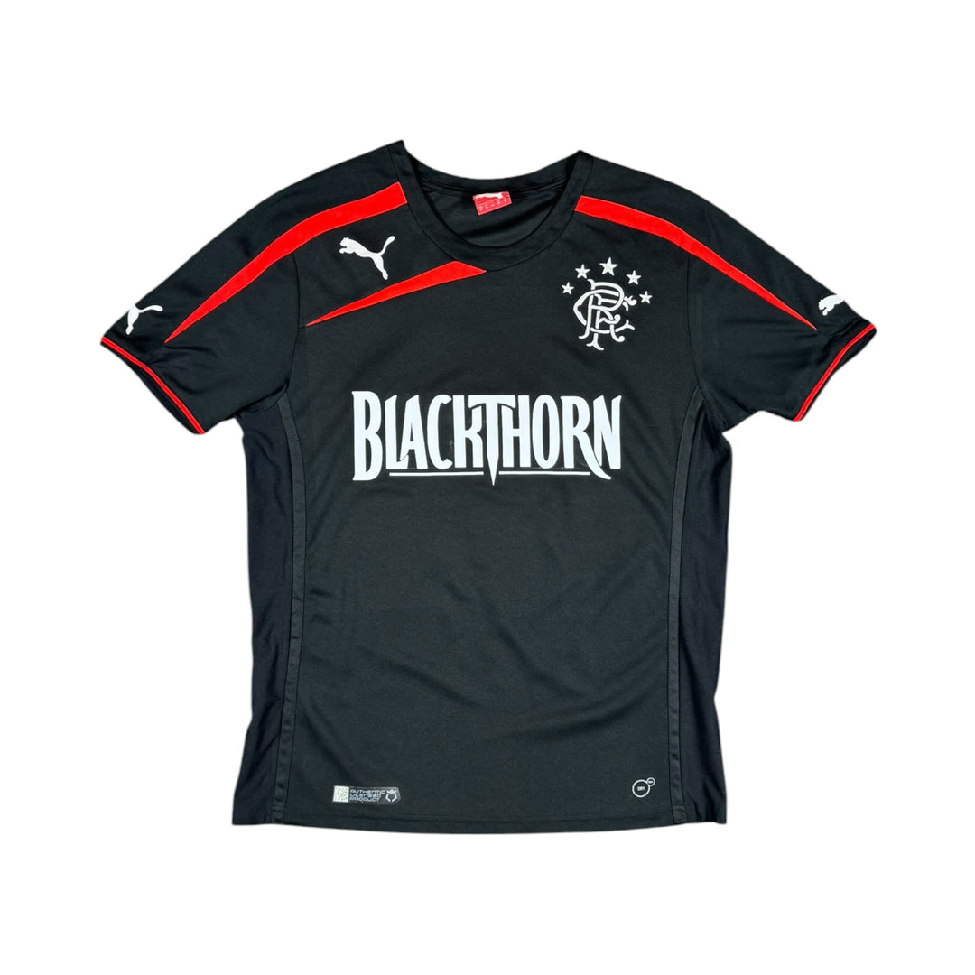 2013-14 Rangers Puma Third Shirt #4 AIRD - 9/10 - (M)