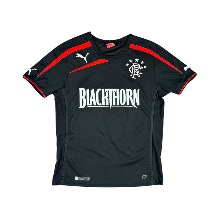 2013-14 Rangers Puma Third Shirt #4 AIRD - 9/10 - (M)