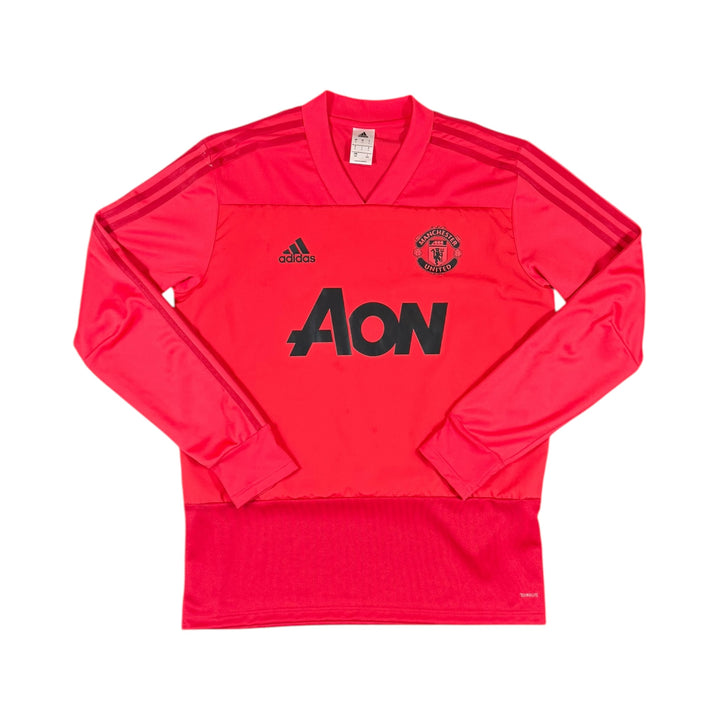 2018-19 Manchester United Adidas Training Longsleeve Shirt - 8/10 - (L)